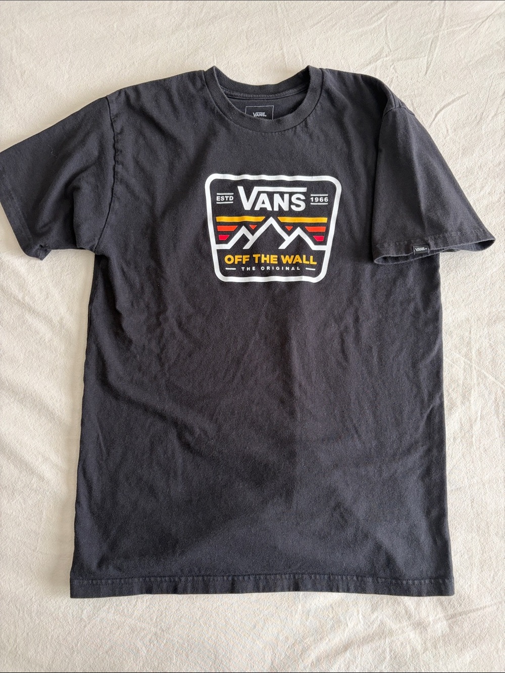 Men’s Vans Black Tee - sz m